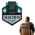 thumbnail image 2 of Less Than 5 Stickers Finally Home Patch Never Stop Exploring | Outdoor Backpack Patch Hiking Patch Nature Badge Badge, 2 of 5