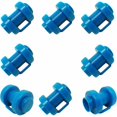 thumbnail image 2 of Ensemble de 8 Embouts de Poteaux de Trampoline pour Poteaux de Filet de Trampoline 25 mm, Particulièrement Robustes, Résistants aux Intempéries, Pièce de Rechange pour Filet de Sécurité (Bleu), 2 of 5