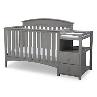 Photo 1 of Delta Children Abby Convertible Crib and Changer - Gray