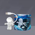 thumbnail image 3 of USB Night Light LED Astronauta Lectura Escritorio Mesa Espacio Decoración Iluminación, 3 of 6