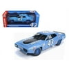 1971 Plymouth Road Runner Richard Petty Blue / Pepsi #43 Ltd to 2500pc 1/18 Diecast Model Car by Autoworld
