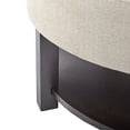 thumbnail image 3 of Miller Ottoman Cream/Morrocco See below, 3 of 3
