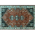thumbnail image 1 of Ahgly Company Indoor Rectangle Persian Light Blue Traditional Area Rugs, 8' x 10', 1 of 4