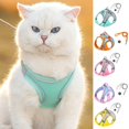 thumbnail image 4 of Arnés y correa para gatos, collar ajustable para perros, chaleco con cuerda de tracción, correa para el pecho para cachorros, chihuahuas, artículos para caminar al aire libre, 4 of 5