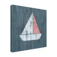 thumbnail image 2 of Trademark Fine Art 'Nautical Plank I' Canvas Art by Grace Popp, 2 of 4