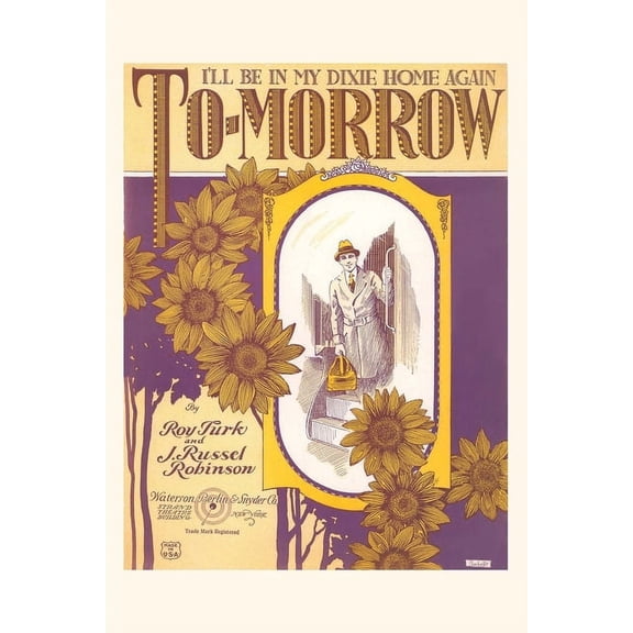 Pocket Sized - Found Image Press Journals: Vintage Journal Sheet Music for Dixie Tomorrow (Paperback)