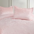 thumbnail image 3 of Regency Heights Full/Queen Cozy Velvet Comforter Sets, Luxury 3-Piece All-Season Bedding, Bed Set with Shams，Lotus Pink, 3 of 8