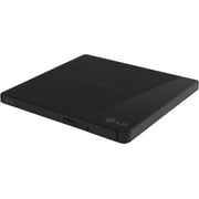 LG External CD/DVD Rewriter With M-Disc Mac & Surface Support (Black) - Model GP65NB78