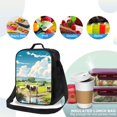 thumbnail image 4 of Balery Countryside Farm Cow Caja de Almuerzo y Bolsa de Almuerzo para Hombres y Mujeres, Bolsa de Almuerzo Reutilizable con Gran Capacidad, Bolsa de Almuerzo Aislada, 4 of 7