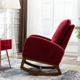 thumbnail image 2 of modern living room rocking chair Red, 2 of 5