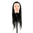 thumbnail image 6 of 40cm Mannequin Long Black Hair Wigs Styling Training Practice Hairdressing Dolls Manikin Wig Dummy Cosmetology Model, 6 of 8
