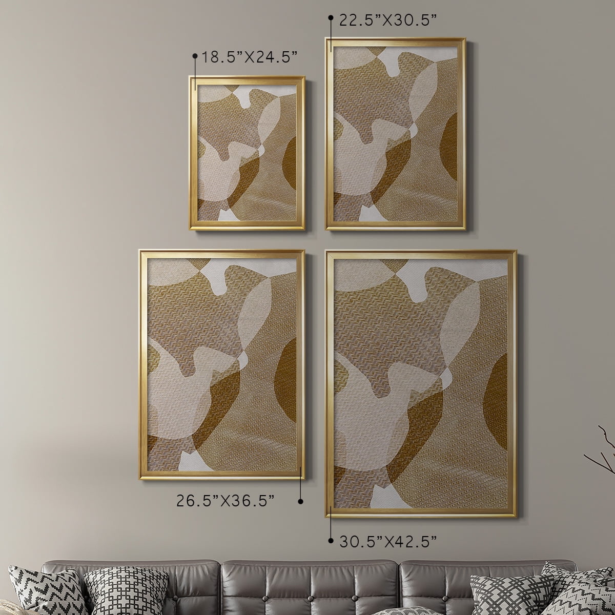 Texture Desert II Premium Framed Print, in Gold, Black, or Silver - Ready to Hang