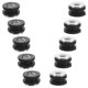 thumbnail image 3 of Juego de 10 pernos de carenado para motocicleta, juntas de goma de repuesto, sello para accesorios de motocicleta, sujetadores de carenado negros., 3 of 5