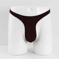 thumbnail image 4 of Ohufall Mens Underwear, Men's Sexy Thongs Seamless Low-waisted Sexy Adult Revealing Buttocks Narrow-brimmed T Pants Clearance, 4 of 5