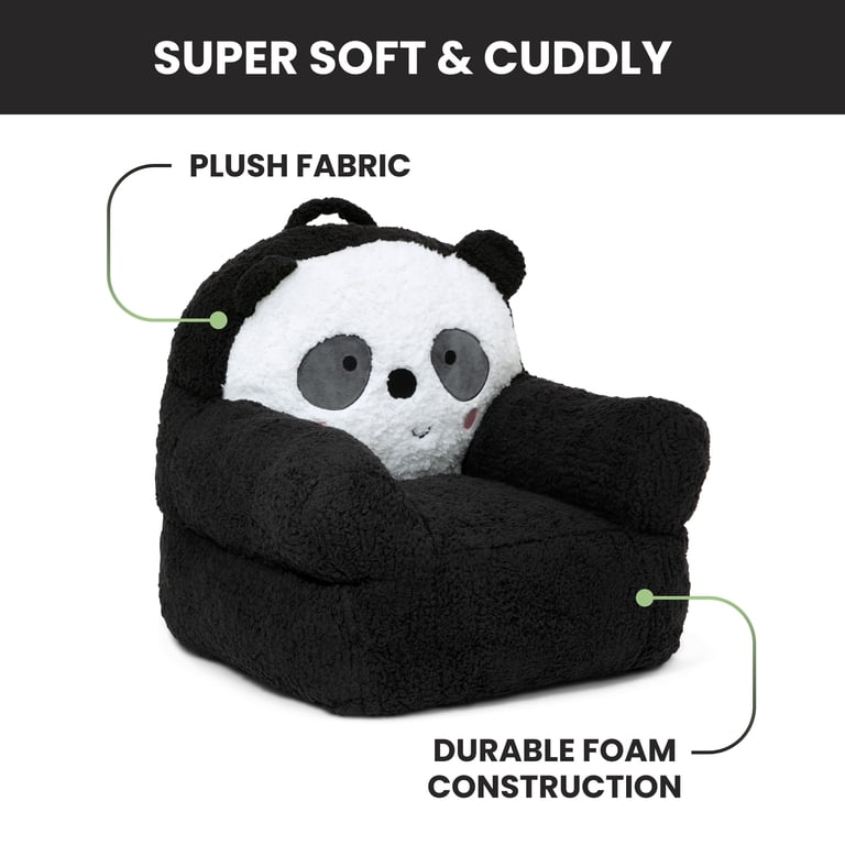 Delta Children Panda Cozee Buddy Chair, Plush Toddler Seat with