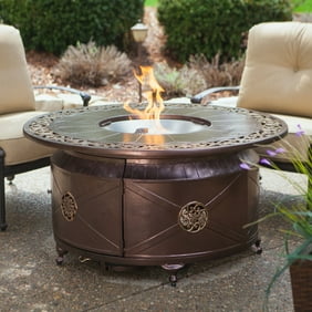 Red Ember Meridian 43 In Round Propane Fire Pit Walmart Com