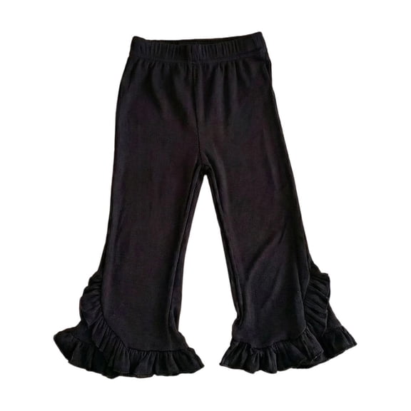 MEZZALL Toddler Pants Girls Flared Leggings Summer Fashionable Casual Pants Toddler Baby Thin Basic Trousers Soft Solid Color Bottoms