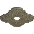 thumbnail image 3 of Ekena Millwork 17 3/4"OD x 3 1/8"ID x 1"P Peralta Ceiling Medallion (Fits Canopies up to 4 5/8"), Hand-Painted Witch Hazel Crackle, 3 of 6