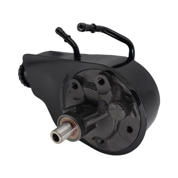 Front Power Steering Pump - Compatible with 2001 - 2010 Chevy Silverado 2500 HD 6.0L V8 2002 2003 2004 2005 2006 2007 2008 2009