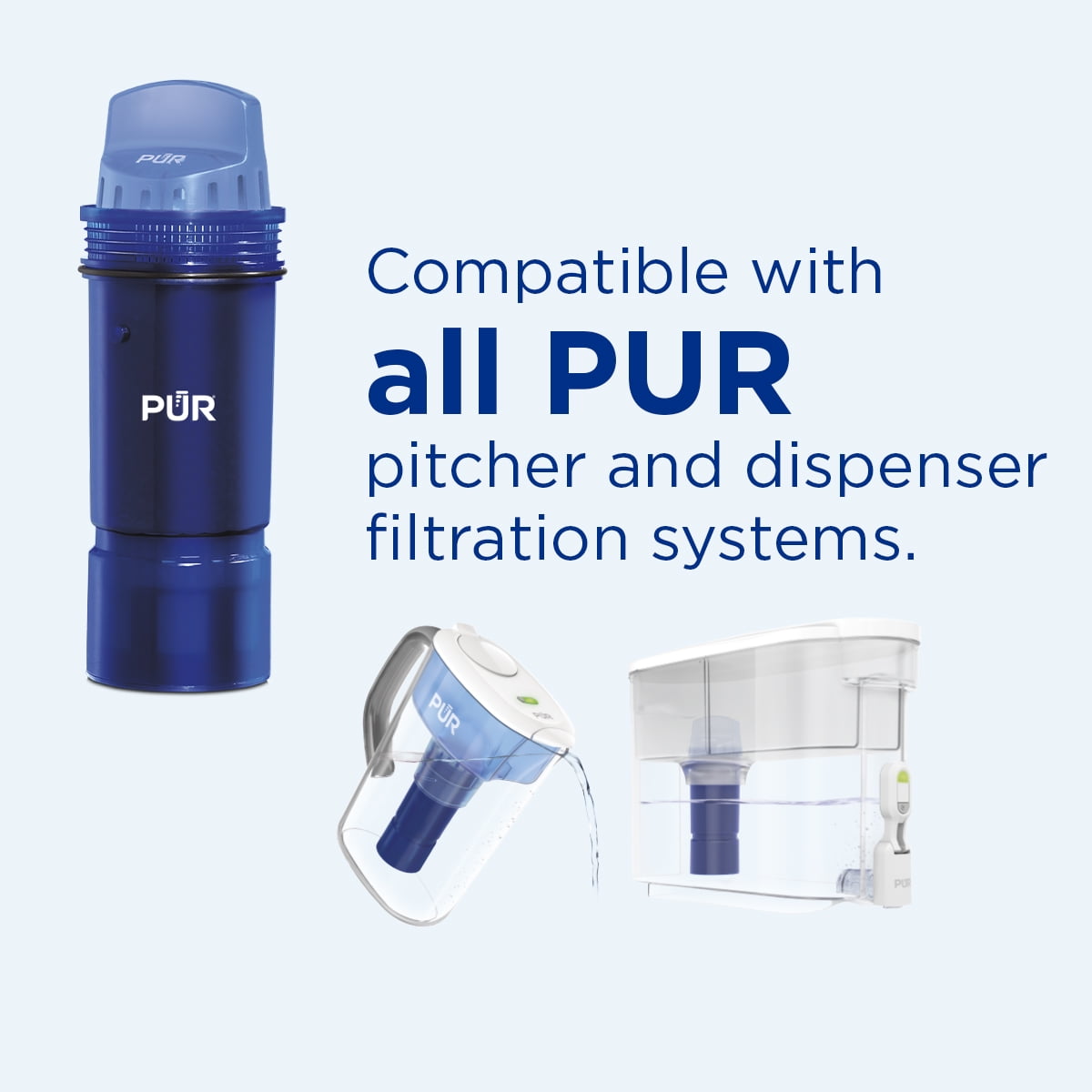 PUR Water Pitcher and Dispenser Replacement Filter 1-Pack, CRF950Z1
