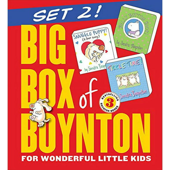 Pre-Owned: Big Box of Boynton Set 2!: Snuggle Puppy! Belly Button Book! Tickle Time! (Boynton on Board) (Paperback, 9780761180951, 0761180958)