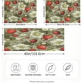 thumbnail image 2 of Coolnut Strawberry Flower Pattern Satin Pillowcase for Hair and Skin Silk Pillowcase, Queen Size(20x30 inches) - Slip Cooling Satin Pillow Covers with Envelope Closure（603） Home Decor Gifts, 2 of 7
