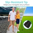 thumbnail image 4 of Bastón Vive para mujeres, hombres y personas mayores - Empuñadura desplazada patentada - Ayuda ligera y ajustable para caminar con punta antideslizante - Ayuda robusta para la movilidad y el equilibri, 4 of 5