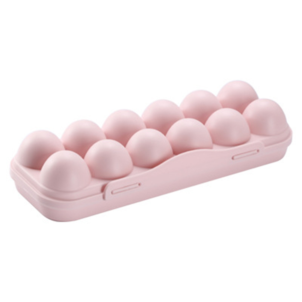Plastic Egg Storage Container 12/18Grid Deviled Egg Tray with Lid, Egg