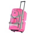 thumbnail image 1 of Olympia 26" Sac de Voyage à Roulettes 8 Poches avec Poignée Rétractable, Rose Vif, 1 of 5