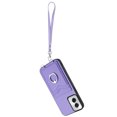 thumbnail image 5 of Dteck for Motorola Moto G Stylus 5G (2024) Case Wallet with Card Holder, Ultra Slim PU Leather TPU Bumper Shockproof Phone Case with Ring Holder Kickstand Wrist Strap for Moto G Stylus 5G 2024,Purple, 5 of 5