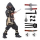 thumbnail image 1 of Disfraz de Halloween Xplanet Ninja para niños con accesorios, 1 of 7