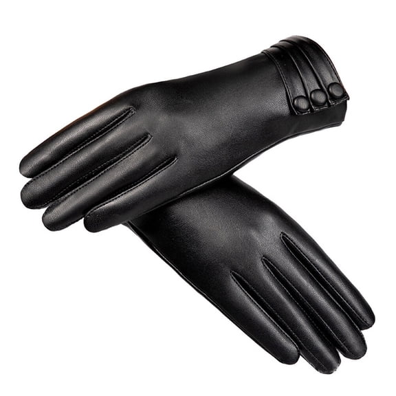 LULULION ATV Riding Gloves Touch Screen Gloves Black 1 Pair