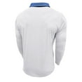 thumbnail image 5 of hotojiny Men's Long Sleeve T-Shirt Casual Basic Shirts Button up Collared Lightweight Pullover Work Tops with Pocket, 5 of 7