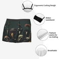 thumbnail image 3 of Wukai Stylish Avian Gathering Print Men’s Underwear Breathable Boxer Brief for Men,&nbsp;Moisture Wicking & Breathable-Large, 3 of 5