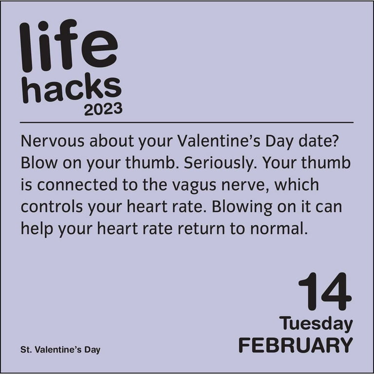 Life Hacks 2023 Day-To-Day Calendar: Tips, Tricks, and Daily Diys to Make  Your Life a Little More Awesome (Other) - Walmart.com