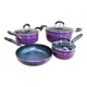 thumbnail image 1 of Juego Batería Cocina 7pzas Aluminio Olla Sarten Morado VBG SQL-A23HH0337605, 1 of 6