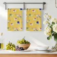 thumbnail image 3 of Yellow Camels Kitchen Towels Set of 3, Modern Watercolor Cute Funny Animals Absorbent Dish Towels for Kitchen, Microfiber Hand Towel, Quick Drying Tea Towel for Cleaning Decorative Dishcloths, 3 of 7