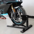 thumbnail image 3 of Soporte Calzo Para Rueda De Motocicleta Soporte Universal De Acero De Alta Estabilidad Para Neumáticos De Moto Para Remolque De Reparación De Garaje, 3 of 7