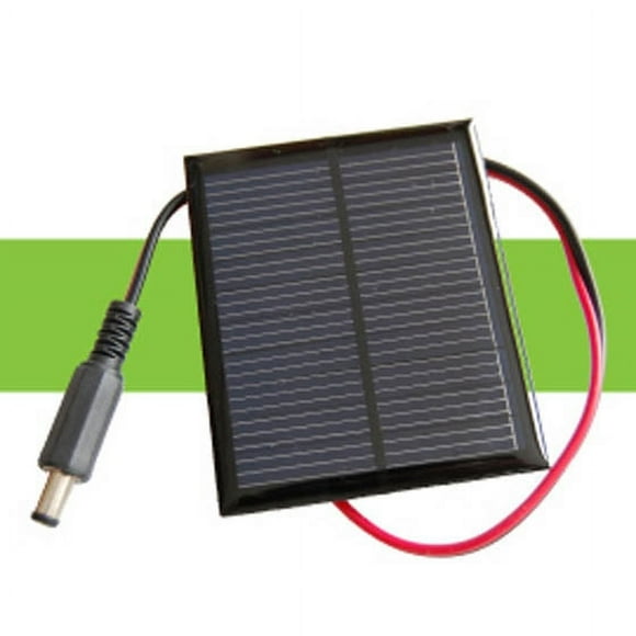 SC10072 - Panneau Solaire 7.2V 100MA 2.7X3.5IN avec Prise 2.1mm