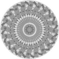 thumbnail image 1 of Ahgly Company Machine Washable Indoor Square Transitional Gunmetal Gray Area Rugs, 3' Square, 1 of 7