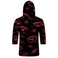 thumbnail image 6 of IAJDKMEK Men's Hoodie Halloween Shirt Tee - 3/4 Sleeve Funny Graphic Pullover, Great for Men's Casual Wear and Party Nights,Red S, 6 of 9