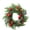 style 2, variant on HioHa Christmas Wreath with Golden Poinsettia & Lights, 16-Inch Front Door Holiday Decor Wreath with Bow & Ornaments