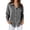 A-Black79, variant on OSOLU Long Sleeve Shirts For Women Striped Long Sleeve Button Up Shirts Business Work Wear For Office Lady Comfy Tops