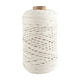 thumbnail image 2 of Cable de algodón cable macrame regalos blancos cable de manejo de cuerda para macrame tejido de tejido de tejido que сampeando artesanías de Dia 4 mm, 2 of 8