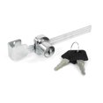 thumbnail image 1 of Unique Bargains Jewelry Cabinet Showcases Window Locking Silver Tone Metal Lock with 2 Keys, 1 of 1
