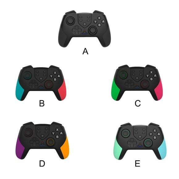 Manette de Jeu Sans Fil à Vibrations, Joystick Compatible Bluetooth; Manette Sans Fil de Remplacement pour Nintendo Switch, Noir