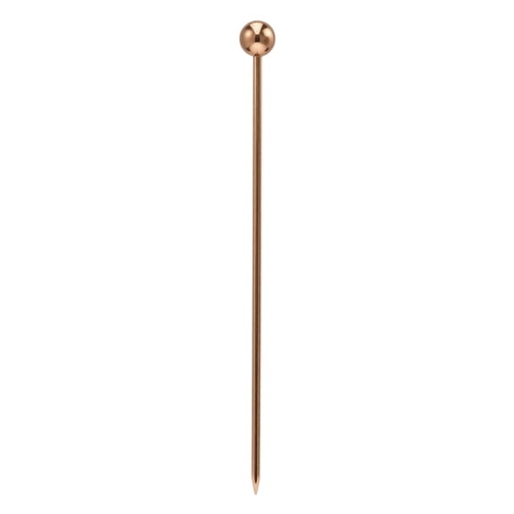 Fruit Picks, 304 Stainless Steel Cocktail Picks Reusable Dessert Toothpicks Decorative Appetizer Forks for Fruit Trays Snacks Parties and Home Kitchen, Rose Gold