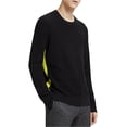thumbnail image 1 of Theory Chandail Texturé pour Hommes, Noir, Grand, 1 of 1