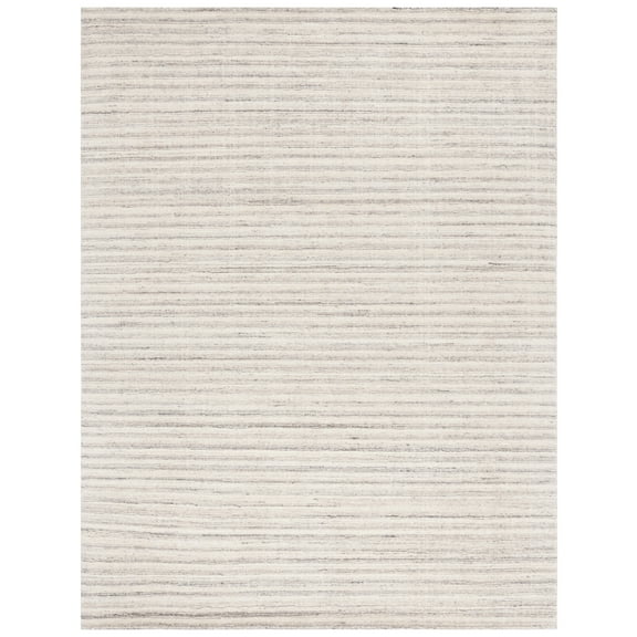 SAFAVIEH Mirage Toby Solid Area Rug, Ivory/Gray, 8' x 10'