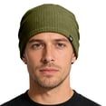 thumbnail image 5 of MEICHEN Fashion Beanie Hat for Men Solid Color Winter Warm Skull Cap Outdoor Skiing Running Bomber Hat, 5 of 6